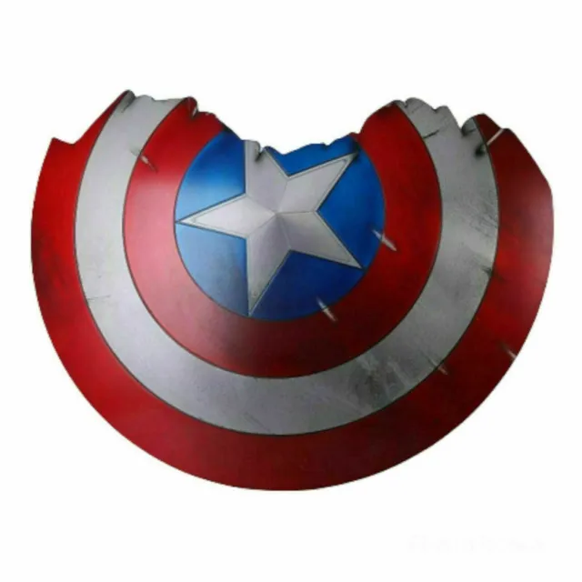 Captain America Broken Shield Metal Prop Replica Avengers Endgame Avengers