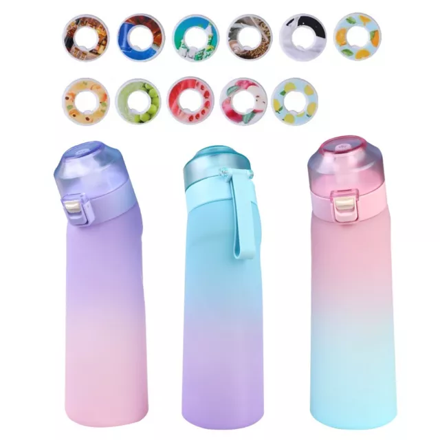 Water Bottle with 1 Fruit Fragrance Scented Flavoured Taste Pod 650 ml BPA Free