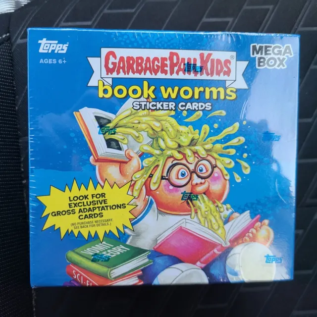 2022 Topps Garbage Pail Kids Book Worms Mega Box Sealed