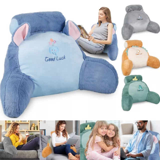 Reading Pillow with Removable Pillow Cover Ergonomic Reading Cushion with dkj