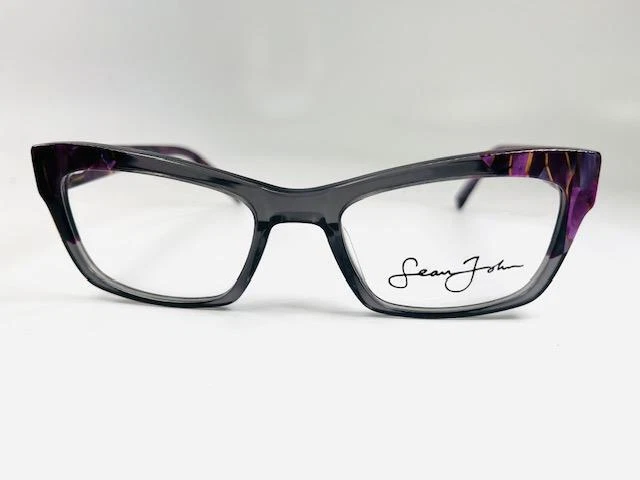 NEW SEAN JOHN SJLO 612E 971 Clear Crystal & Gold Eyeglasses  display picture 1