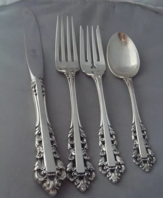 GORHAM STERLING 6 Piece Set Of Old Medici Pattern For One Price