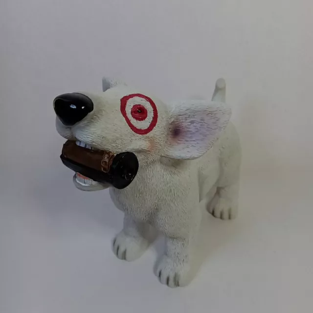 Ultra Rare Target Bullseye Dog Coin Bank 4.5" Tall 5" Wide