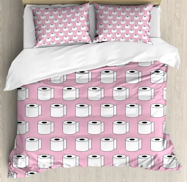 Dessin Animé Housse de Couette Cartoon Rose Création Toned