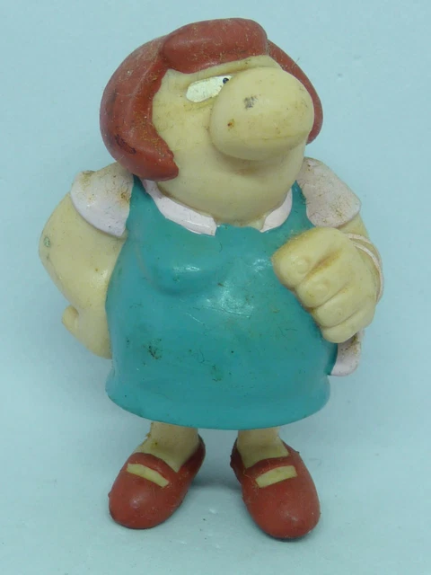Figurine Ancienne En Plastique Petit Ours Brun - Vintage, Bande Dessinée, Occasion