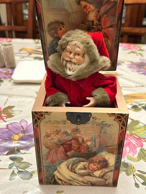 VINTAGE ENESCO CHRISTMAS Here Comes Santa Claus Shoppe Music