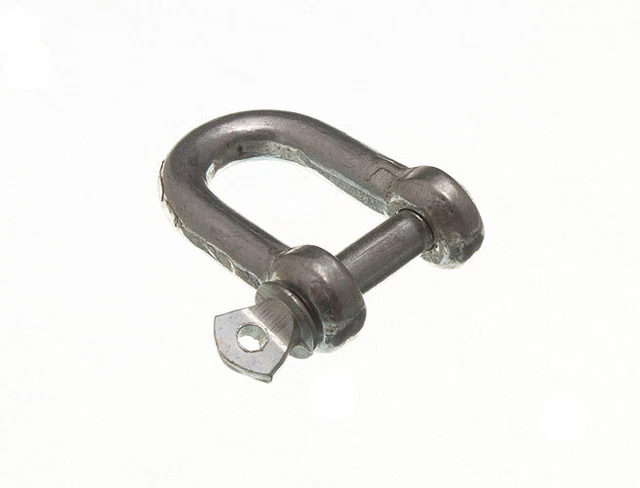 Lot De 2 Manilles D'attelage En D - M8 - Acier Zingué BZP - Onestopdiy - Pour Remorquage