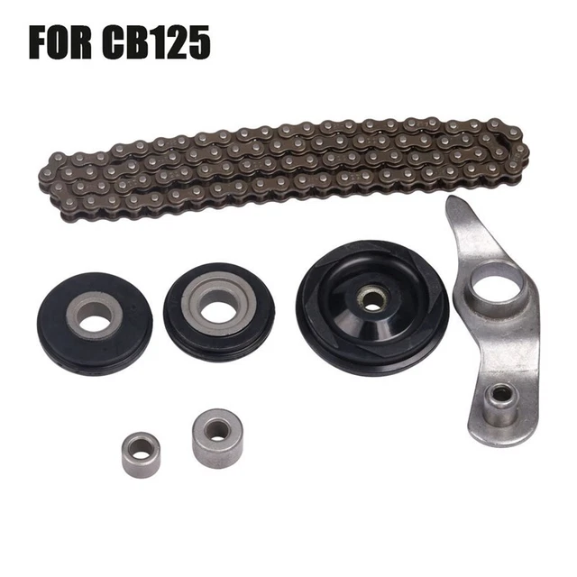 Set Catene Moto Alberi a Camme Catena Controllo per CB125 CB 125 Moto L4U2