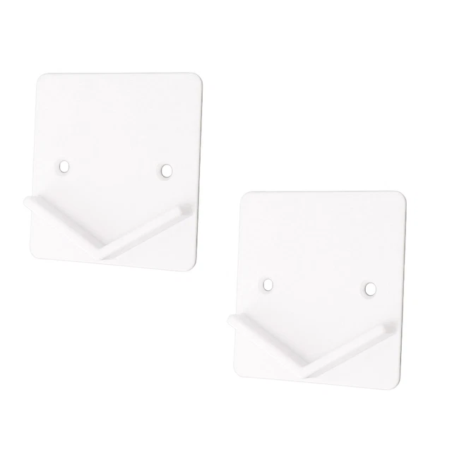 2 Pcs Curtain Rod Tension Bracket Door Curtain Holder Shower Curtain Rod NonSlip