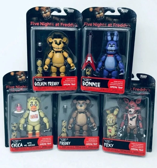 Funko Pop! FNAF 2023 Set di 4 - Five Nights at Freddy's - Freddy, Bonnie, Chica e Foxy Holiday Editions
