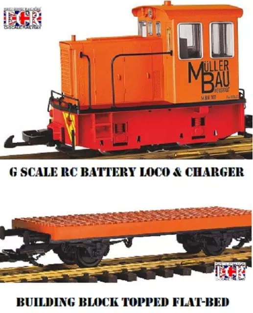 PIKO G SCALE 45mm GAUGE RC REMOTE BATTERY LOCO CHARGER BATTERIES BUILDING TRUCK