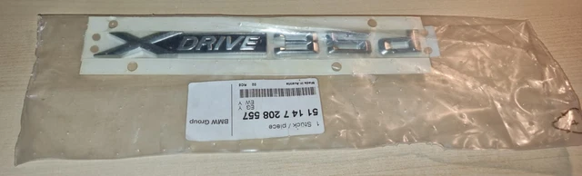 NEW GENUINE BMW X6 E71 CHROME xDRIVE35d EMBLEM DOOR BADGE M SPORT £30. ...
