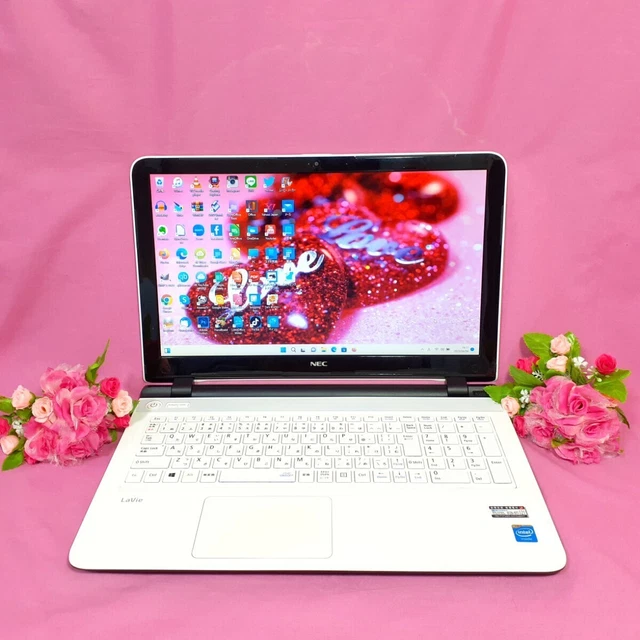 ✨ホワイト✨NEC LaVie 第10世代 i5 8GB 256GB Win11 NEC LAVIE WHITE Laptop Windows 11 Core i5-8265U 8GB SSD256GB DVD