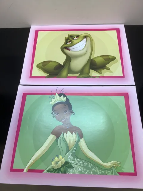 Disney Picture Wall Art Colourful Poster Large X2 Bundle Princess And The Frog