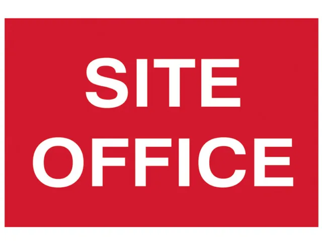 Scan Site Office - PVC Sign 600 x 400mm SCA4252