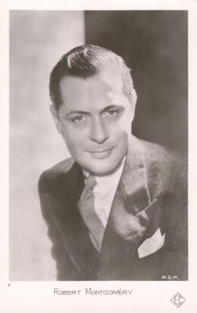 Cpsm Personnalités Célébrités Cinema Acteur Americain Robert Montgomery