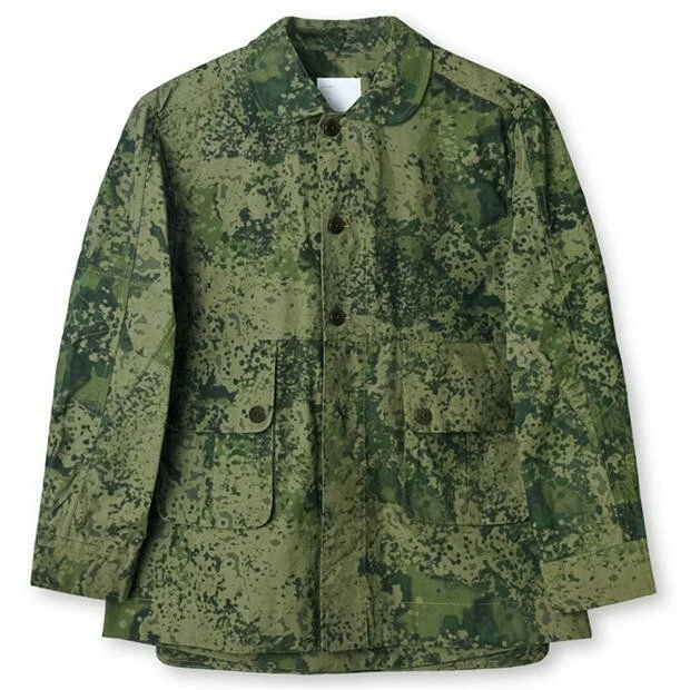 Pretty Green Summit Camo Parka　oasis Pretty Green White Label Wax Parka Camo Jacket PGWL | Medium