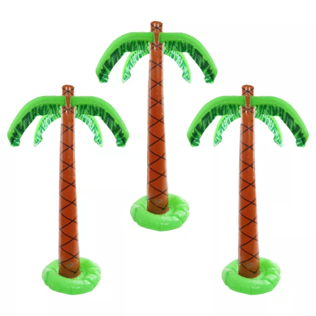 Large Inflatable Palm Tree 90cm Blow Up Summer Hawaiian Party Fancy Dress Lot