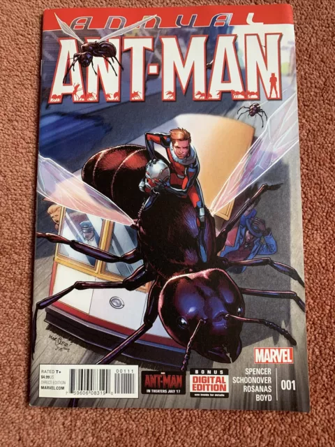 ANT-MAN, ANNUAL #1,  1st App. Of  Raz New Antman BAGGED & BOARDED