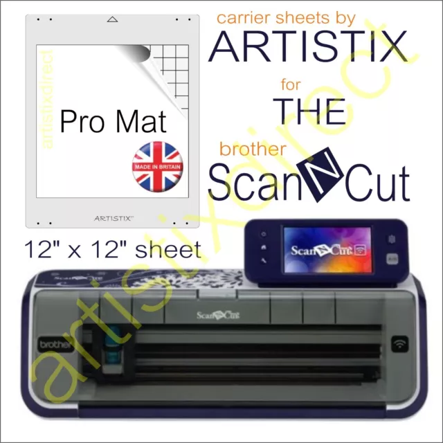 Scan N Cut Artistix Pro Cutting Mat Carrier Sheet Scanncut 12 x 12 Brother
