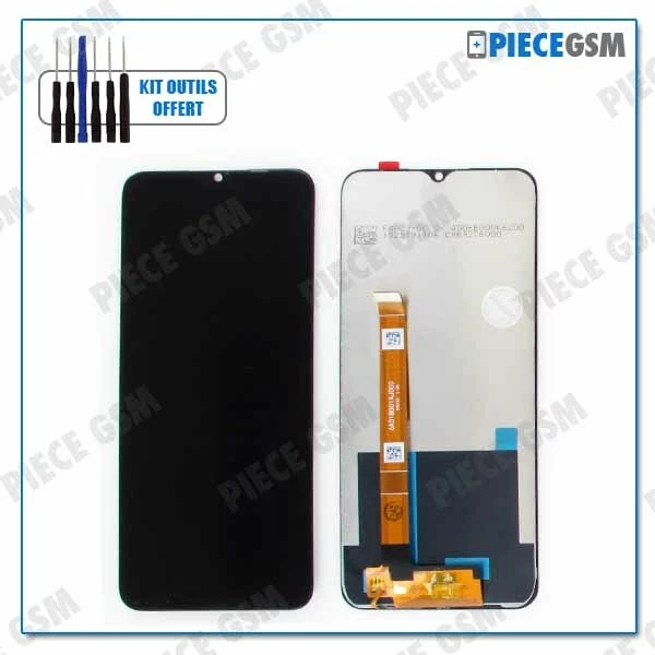 ECRAN LCD + VITRE TACTILE pour OPPO A9 2020 + outils + colle B7000