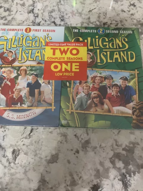 Gilligans Island - The Complete First Season And Second Season Brand New Sealed