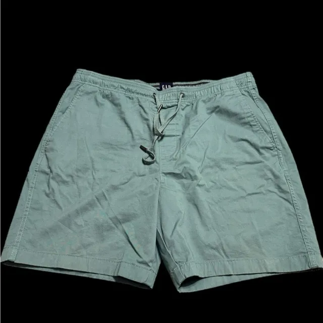 Pantalones cortos con cordón para hombre Gap verde talla grande