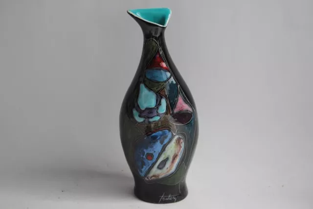 Marcello FANTONI Vase céramique émaillée Italie (63001)