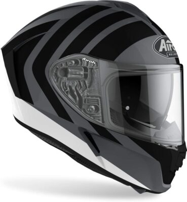Airoh Casque Intégral Moto Airoh SPARK Escaliers Noir Mat Gris Black Mat Grey 