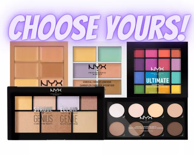 NYX - 3CP Palette Conceal Contour/Illuminating/Shadow Palette - Choose Yours