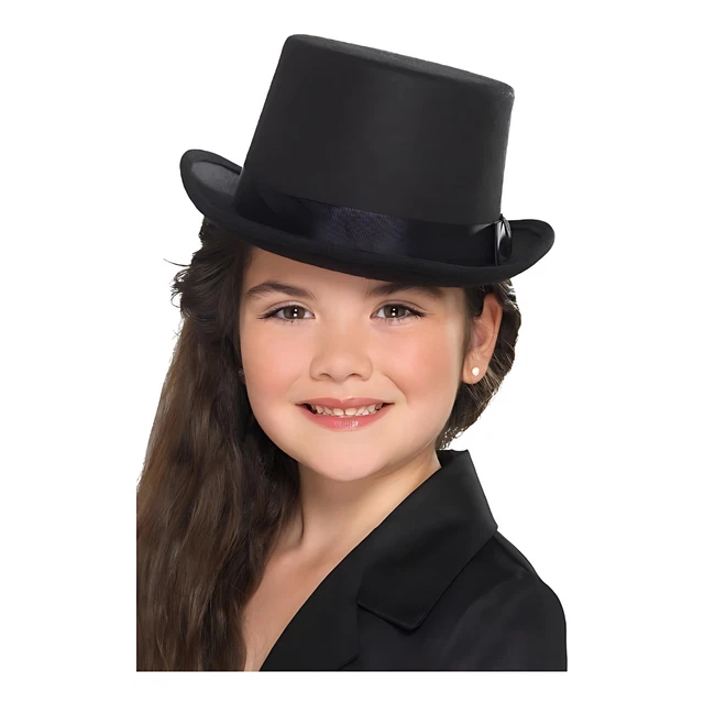 CHILDRENS BLACK TOP Hats £7.99 PicClick UK
