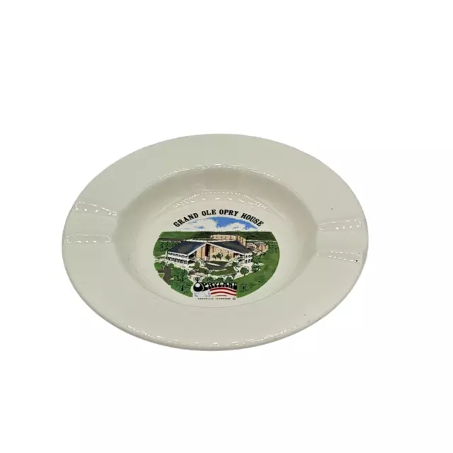 Grand Ole Opry House Ashtray Collectible Souvenir Opryland Nashville Tennessee