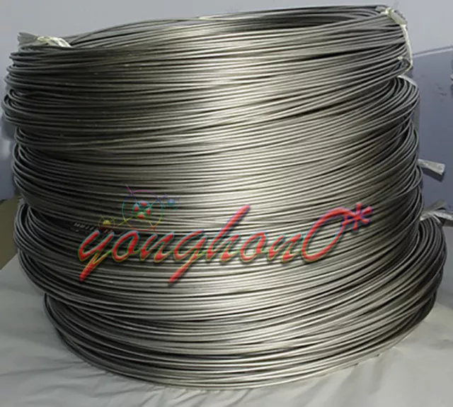 5 metres = 16.4 FT Titanium Ti Wire Grade 1 One GR1 ASTM B348 Diameter 1mm E0Z-Z