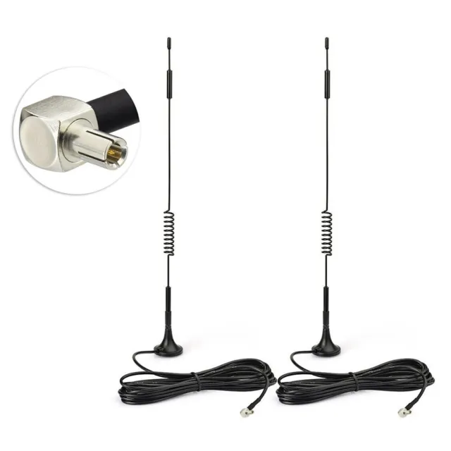 2 Packs 4G LTE TS9 Magnetic Antenna For Netgear NIGHTHAWK M1 MR1100 Mobile WiFi