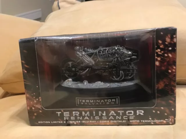 Terminator Salvation blu-ray limited edition with motorcycle French OOP sealed