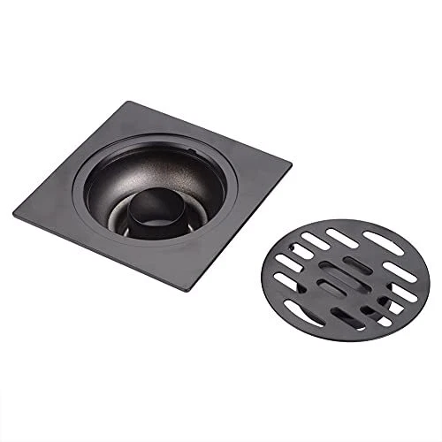 Pwshymi Évacuation de la douche Drain de Plancher de Douche avec Grille