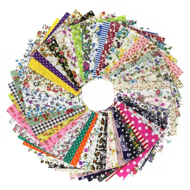 de costura DIY 60pcs 10cmx10cm Paquete de tela de algodon encanta Te6084