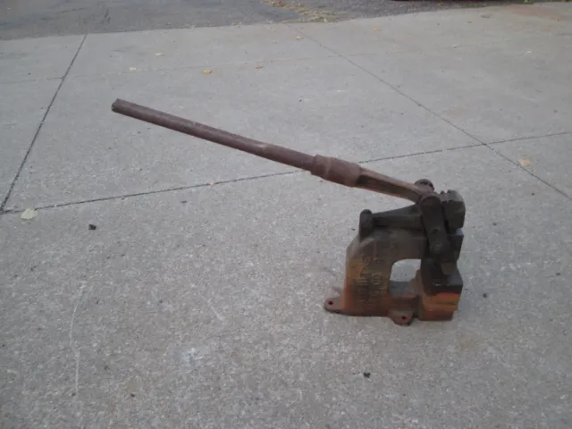 W. A. Whitney Bench Press Punch No. 91 On Stand Made in USA Rockford IL