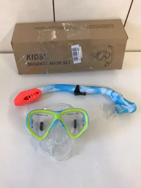 WOVOKA Schnorchelset Kinder - Taucherbrille Kinder mit Schnorchel Anti Leck Anti