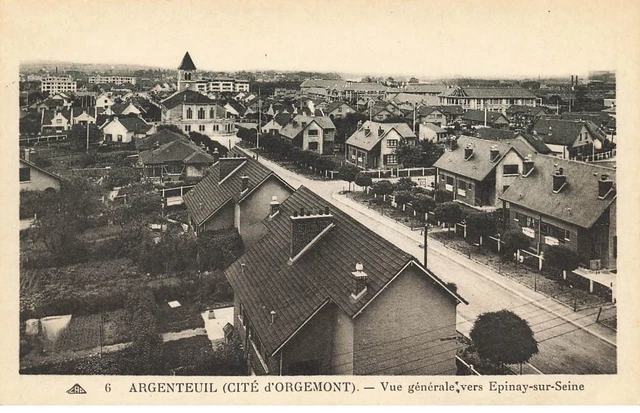 95 Argenteuil #27584 Cite Orgemont Vue Generale Vers Epinay Sur Seine