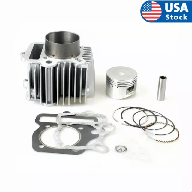 54mm Big Bore Cylinder Rebuild Kit Piston Ring Gasket For 110 to 125cc Pit Bike