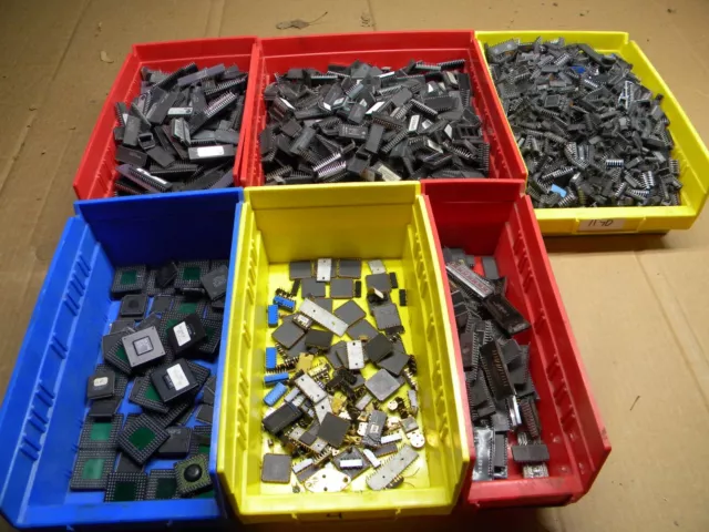 24 Lb. Scrap Ic Chips For Gold Recovery