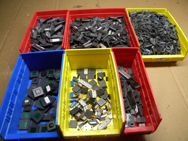 24 Lb. Scrap Ic Chips For Gold Recovery