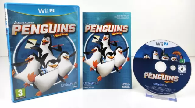 Penguins of Madagascar Nintendo Wii U CIB - SCHNELLER & KOSTENLOSER VERSAND