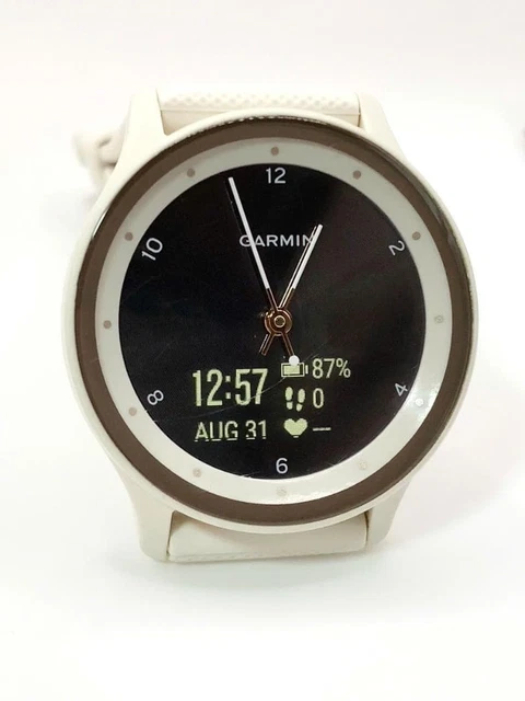 【美品】Garmin Vivomove Sport White (0819) Garmin Vivomove Sport - kaufen bei Digitec