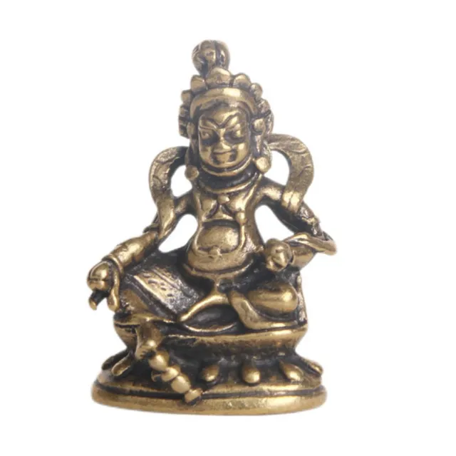 Messing Messing-Buddha-Statue-Ornament Huang Caishen Desktop-Dekor