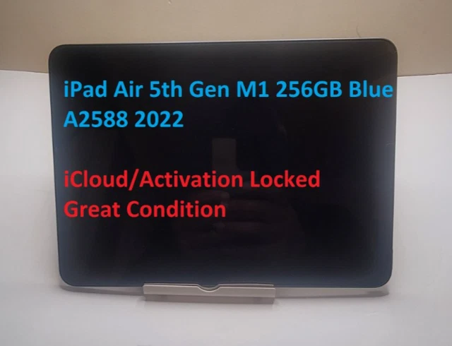 Apple iPad Air 5th Gen. M1 256GB, Wi-Fi  10.9 in - Blue A2588 2022  (iC Locked)