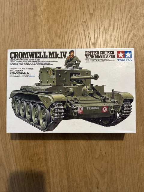 Tamiya 1/35 Cromwell Mk IV British Cruiser Tank Mk 35221 Maquette Neuve