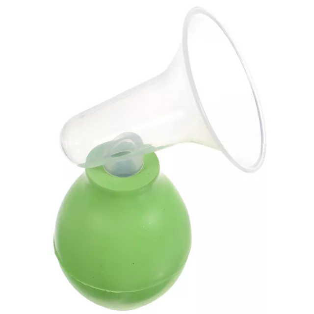 Accesorios de lactancia extractor de leche manual bomba de mano silicona verde