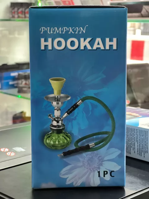 Orientalische Mini Pumpkin Shisha 25cm Wasserpfeife Hookah Set inkl.Kohle